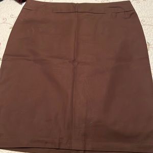 Brown Straight skirt size 10 New York and Company. Brand new with tags.